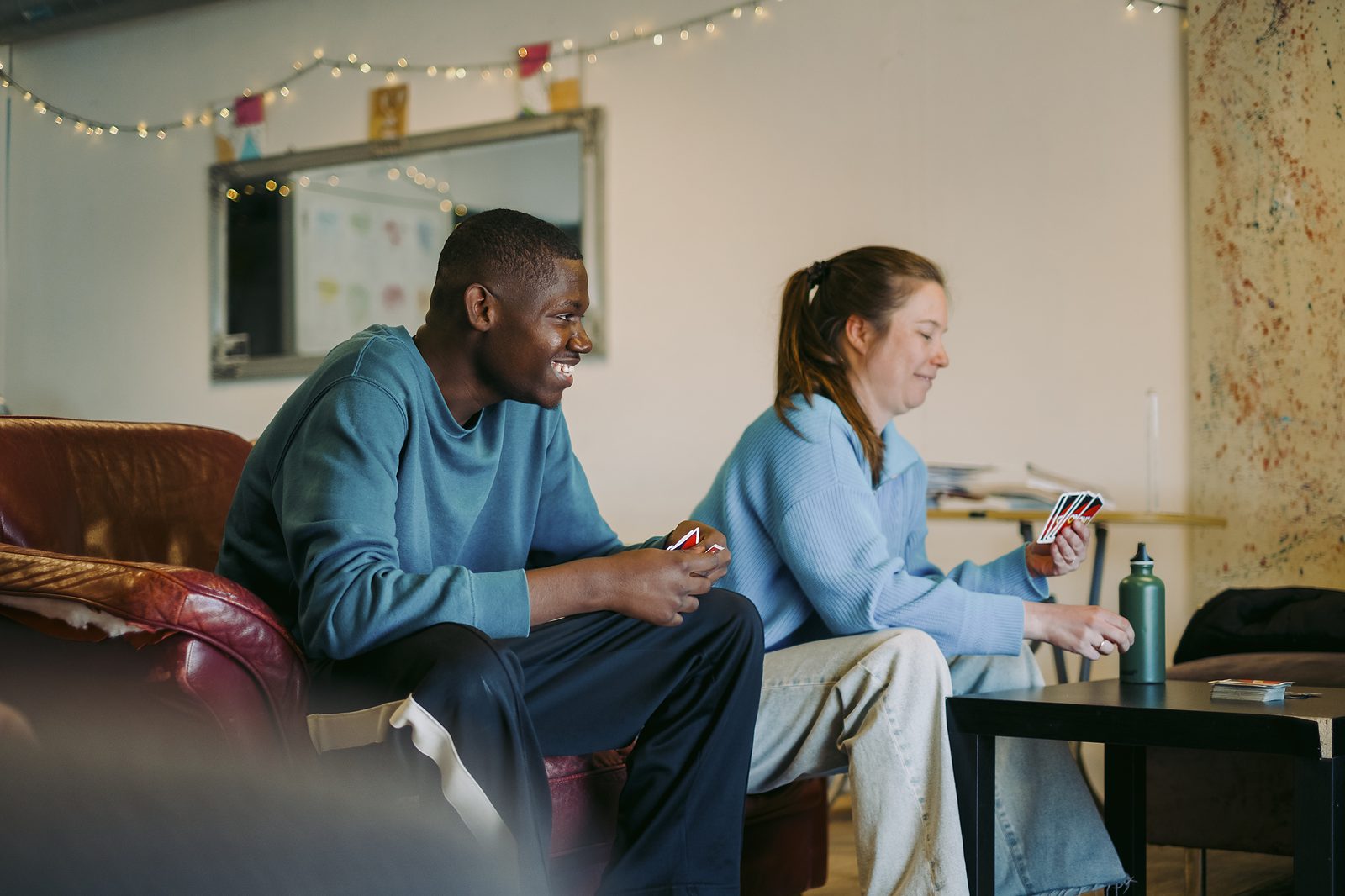 Inloop voor tieners op de middelbare school